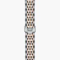 1926 Rose Gold Two-Tone 28mm - Silver, Diamond-Set on Bracelet