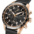 Pilot’s Watch Performance Chronograph 18K 5N Gold Case 41mm - Black on Rubber Strap