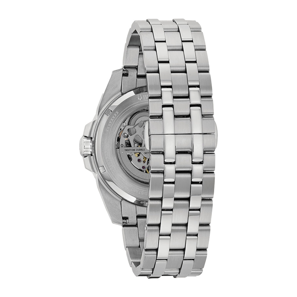Sutton 43mm - Black Skeleton on Bracelet