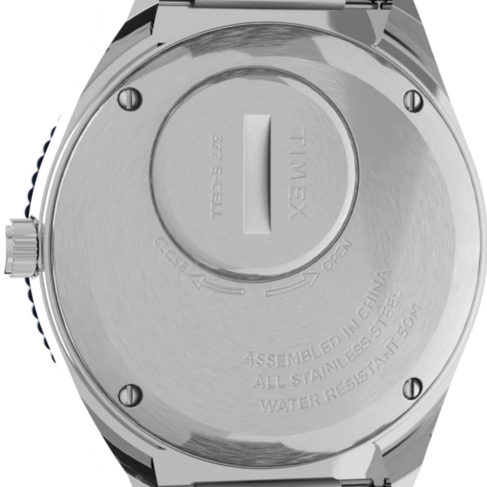 Q Timex Quartz 36mm - Blue on Bracelet