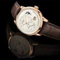 PanoMaticCalendar Red Gold 42mm - Ivory on Strap