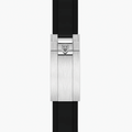 Black Bay 41mm - Black, Burgundy Bezel on Rubber Strap