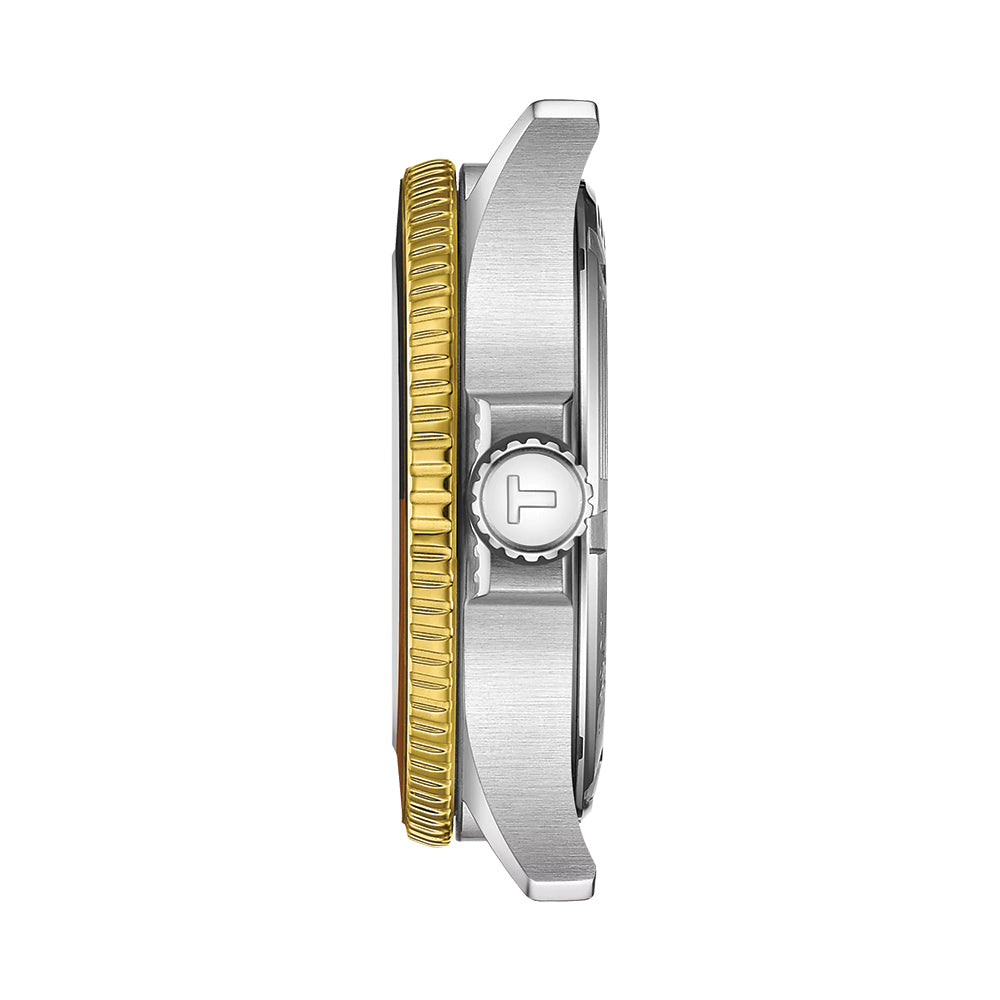 Seastar 1000 Quartz GMT Gold/Steel 40mm - Black on Bracelet