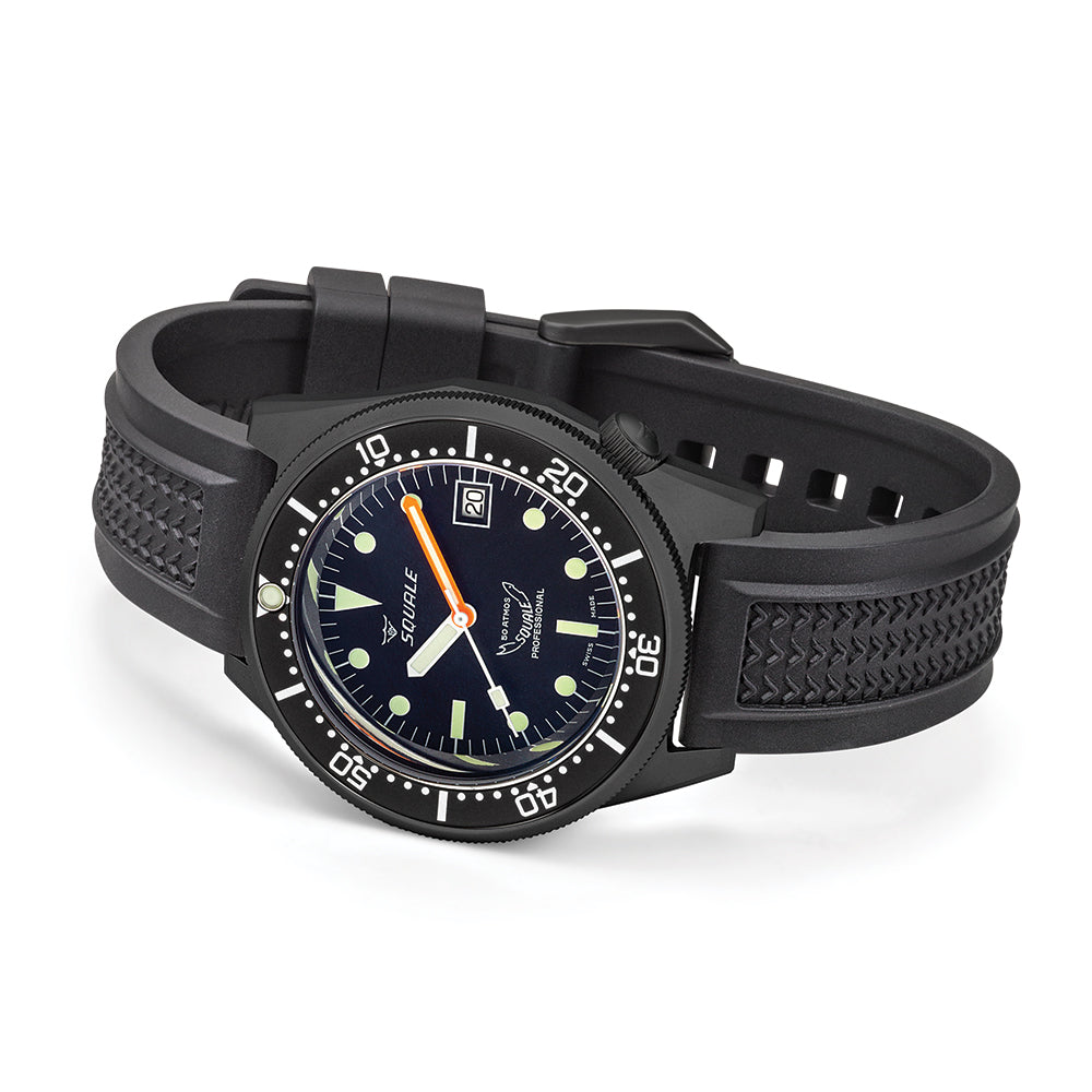 1521 PVD 42mm - Black on Rubber Strap