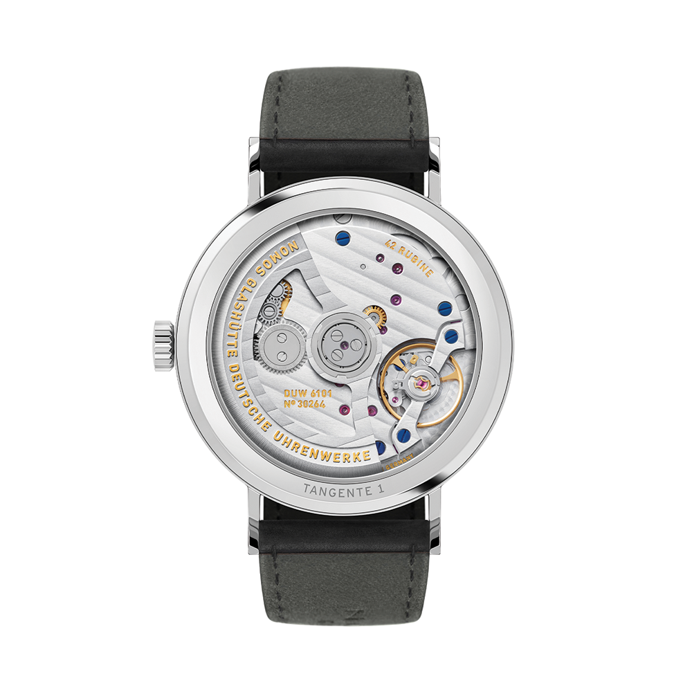 Tangente Neomatik Update 38.5mm - White on Leather Strap