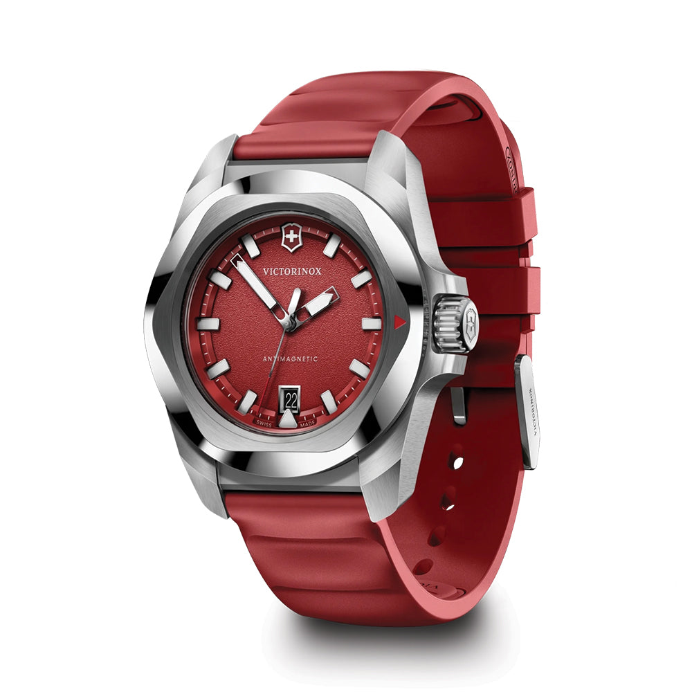 I.N.O.X. 41mm - Red on Rubber Strap