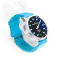 Unomat Automatic 43mm - Black on Blue Rubber Strap
