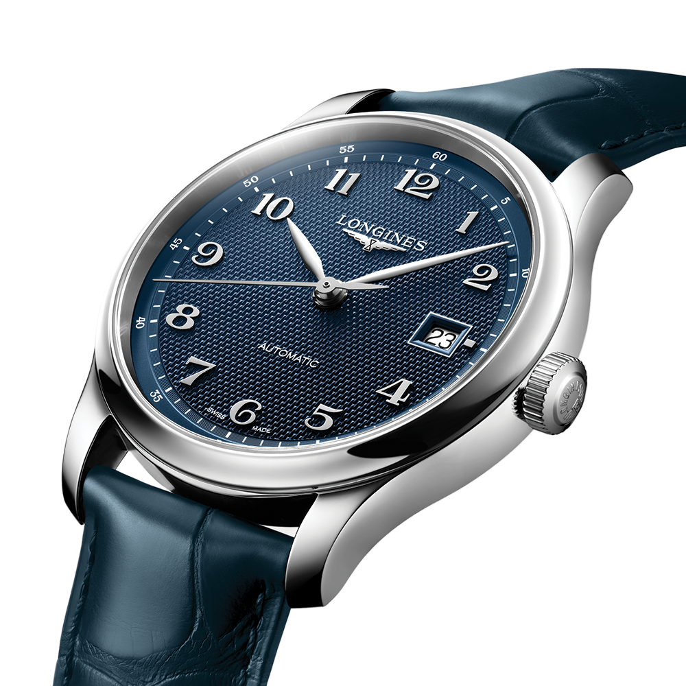 Master 39mm - Blue on Leather Strap