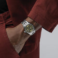 Khaki Field Auto Date 38mm - Green on Bracelet