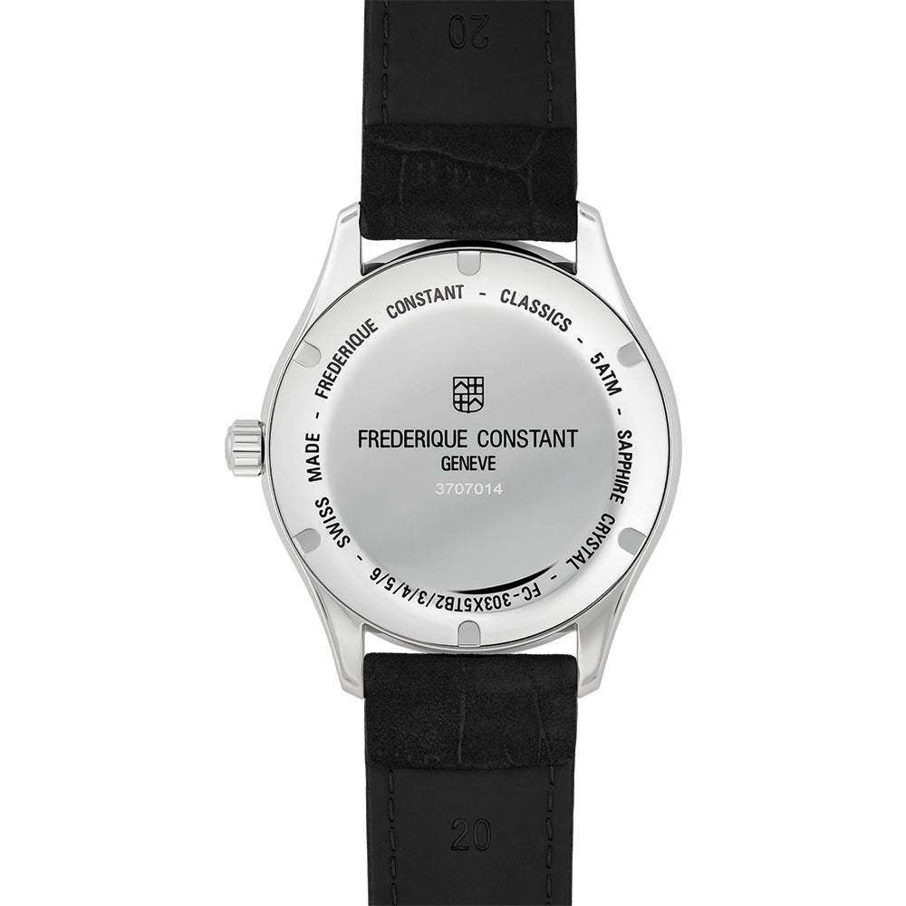 Classics Index Automatic 40mm - Black on Leather Strap