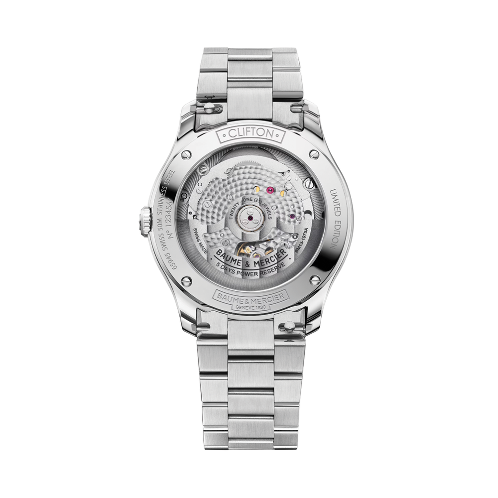 Clifton 10870 Baumatic Limited Edition 39mm - Blue on Bracelet
