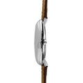 Max Bill Quartz 38mm - White on Leather Strap