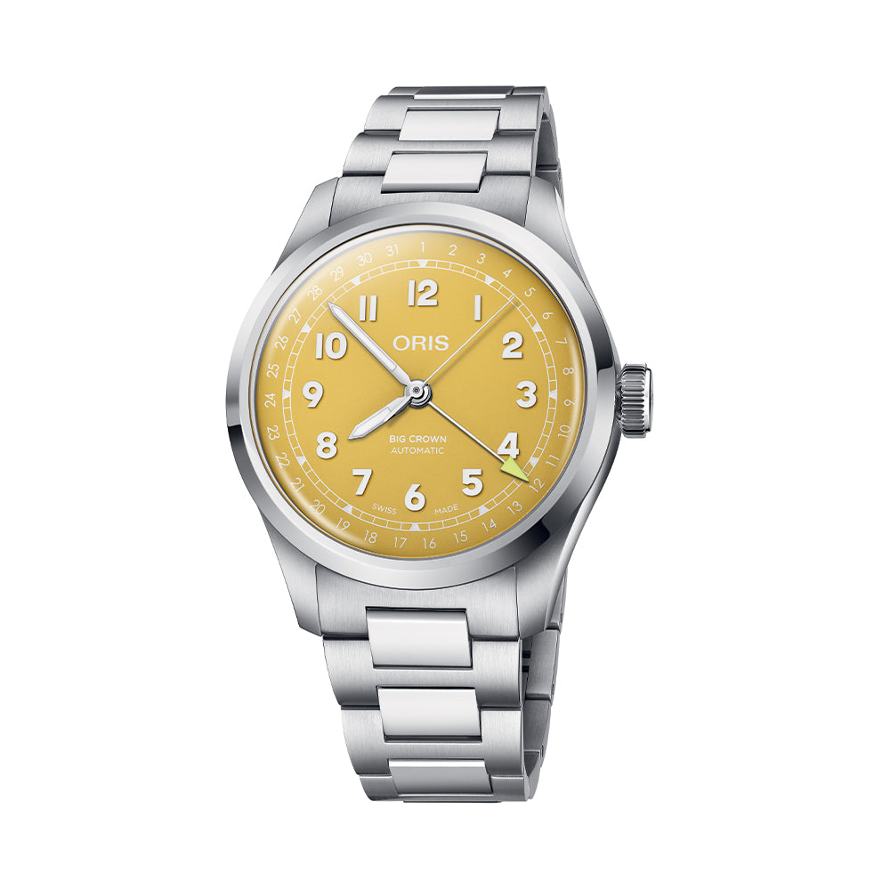 Big Crown Pointer Date 40mm - Yellow on Bracelet