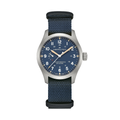 Khaki Field Power Reserve Mechanical 40mm - Blue on Fabric Strap