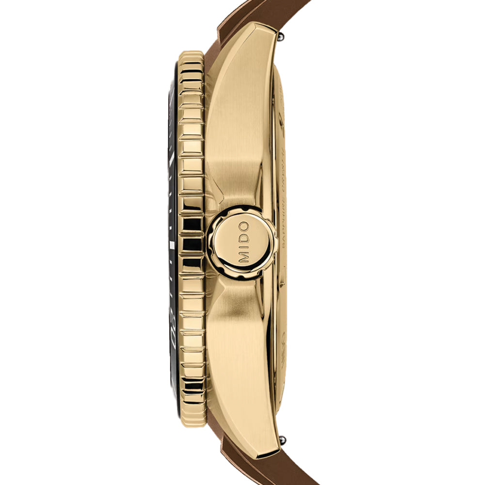 Ocean Star GMT Yellow-Gold PVD 44mm - Black on Rubber Strap