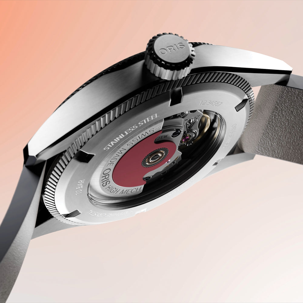 ProPilot Date 41mm - Chalk Grey on Leather Strap