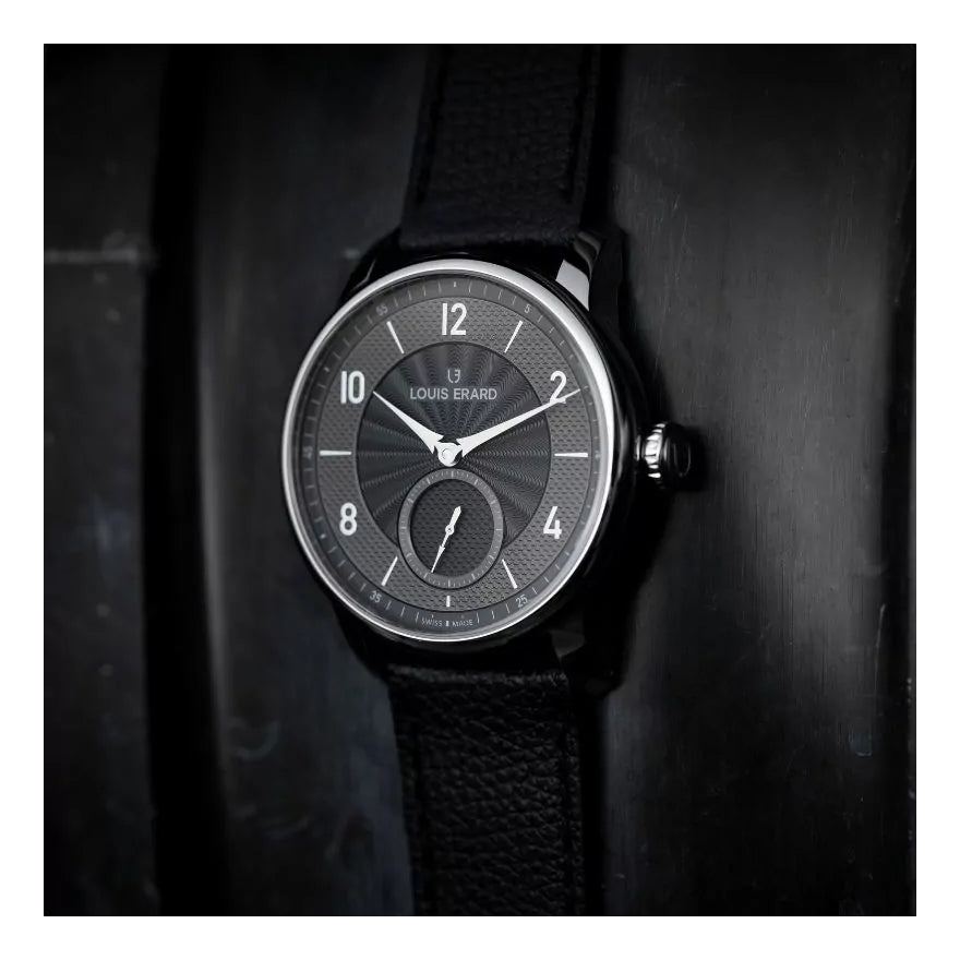 Excellence Petite Seconde Guilloché Anthracite Black