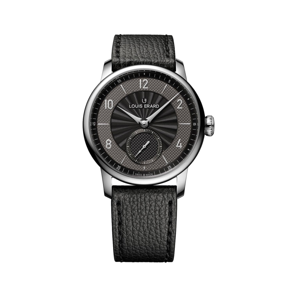 Excellence Petite Seconde Guilloché Anthracite Black