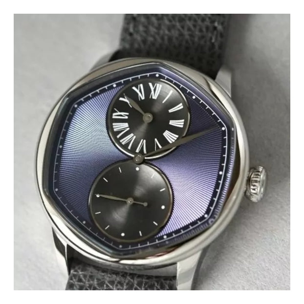 Le Régulateur Louis Erard x Cédric Johner Mauve 39mm - Purple on Leather Strap