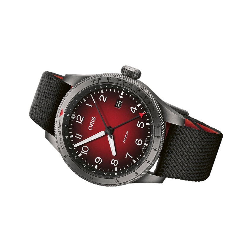 ProPilot GMT 41.5mm - Red on Textile Strap
