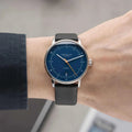 Naos Automatic 38mm - Blue on Leather Strap