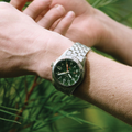 HDB001 5 Sports Field GMT 39.4mm - Green on Bracelet