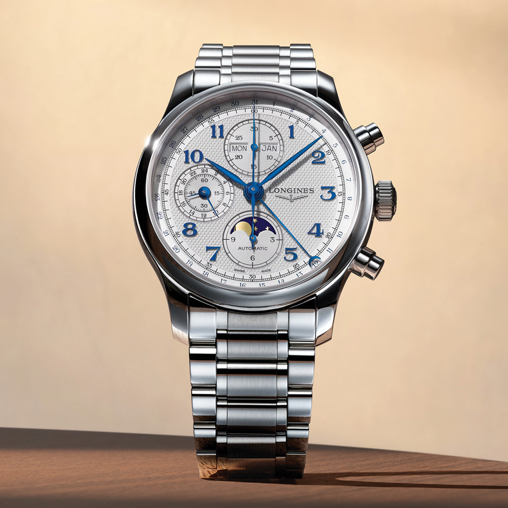 Master Chrono Moonphase 41mm - Silver on Bracelet