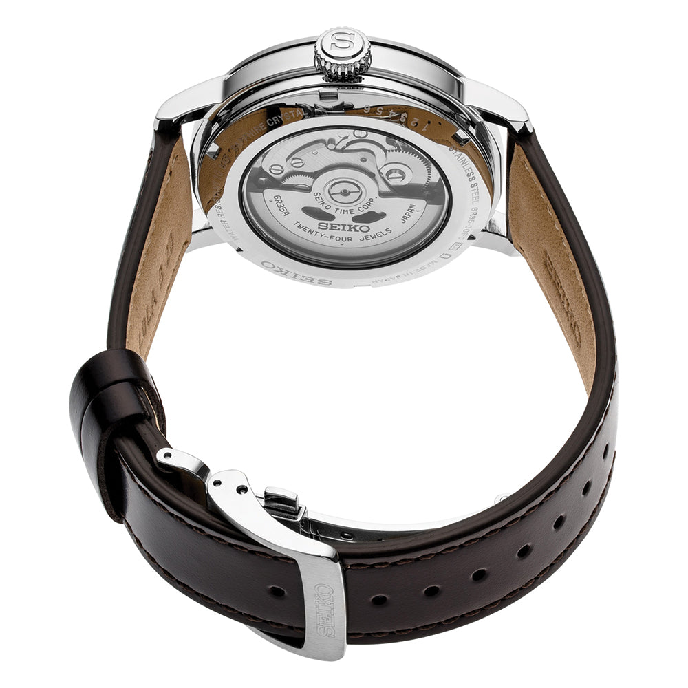SPB115 Presage 39.9mm - Brown on Leather Strap