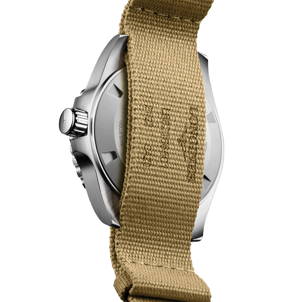 HydroConquest GMT 41mm - Brown on Fabric One Piece Strap