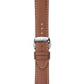 Gentleman Powermatic 80 Silicium Solid 18K Gold bezel 40mm - Cream on Leather Strap
