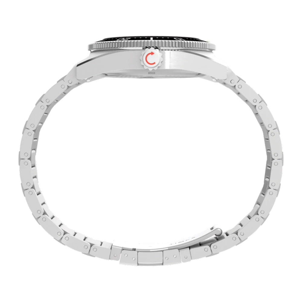 Deepwater Reef 200 41mm - Black on Stainless Steel Bracelet