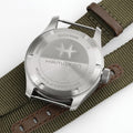 Khaki Field Mechanical Power Reserve 40mm - Black on Fabric Strap