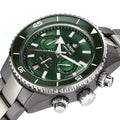 Captain Cook Automatic Chronograph 43mm - Green on Bracelet