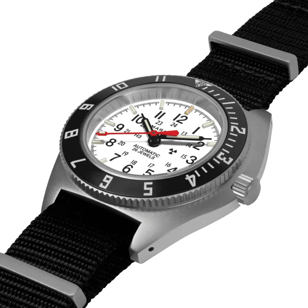 SSNAV-D 41mm - Arctic on Nylon Defense Standard Strap
