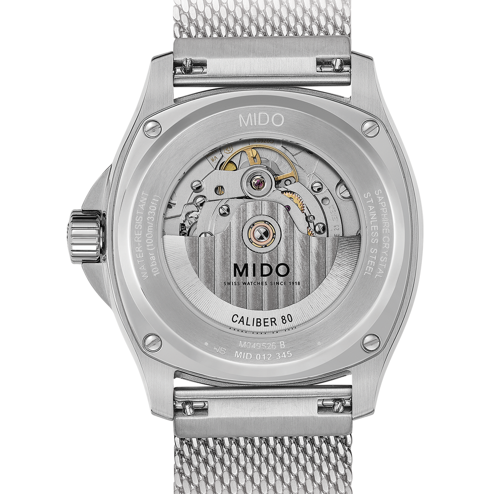 Día de los Muertos TV Big Date 40mm - Grey on Bracelet w/ Two Additional Straps