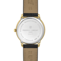 Classics Moneta Moonphase Gold-Tone PVD 37mm - White on Leather Strap