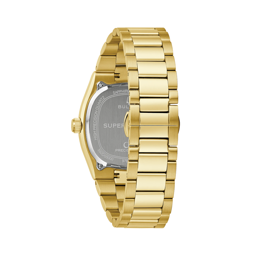 Super Seville Precisionist Gold-Tone 37.5mm - Black on Bracelet