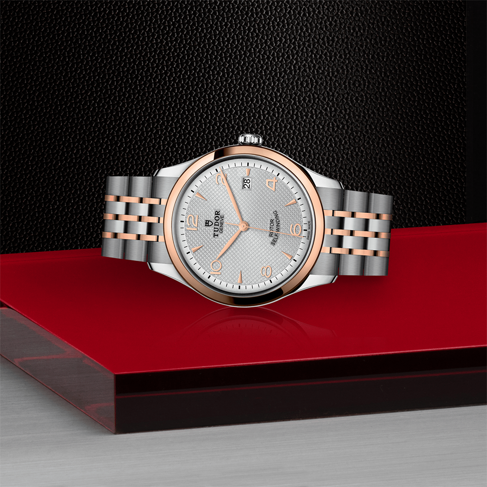 1926 Rose Gold Two-Tone 39mm - Silver on Bracelet
