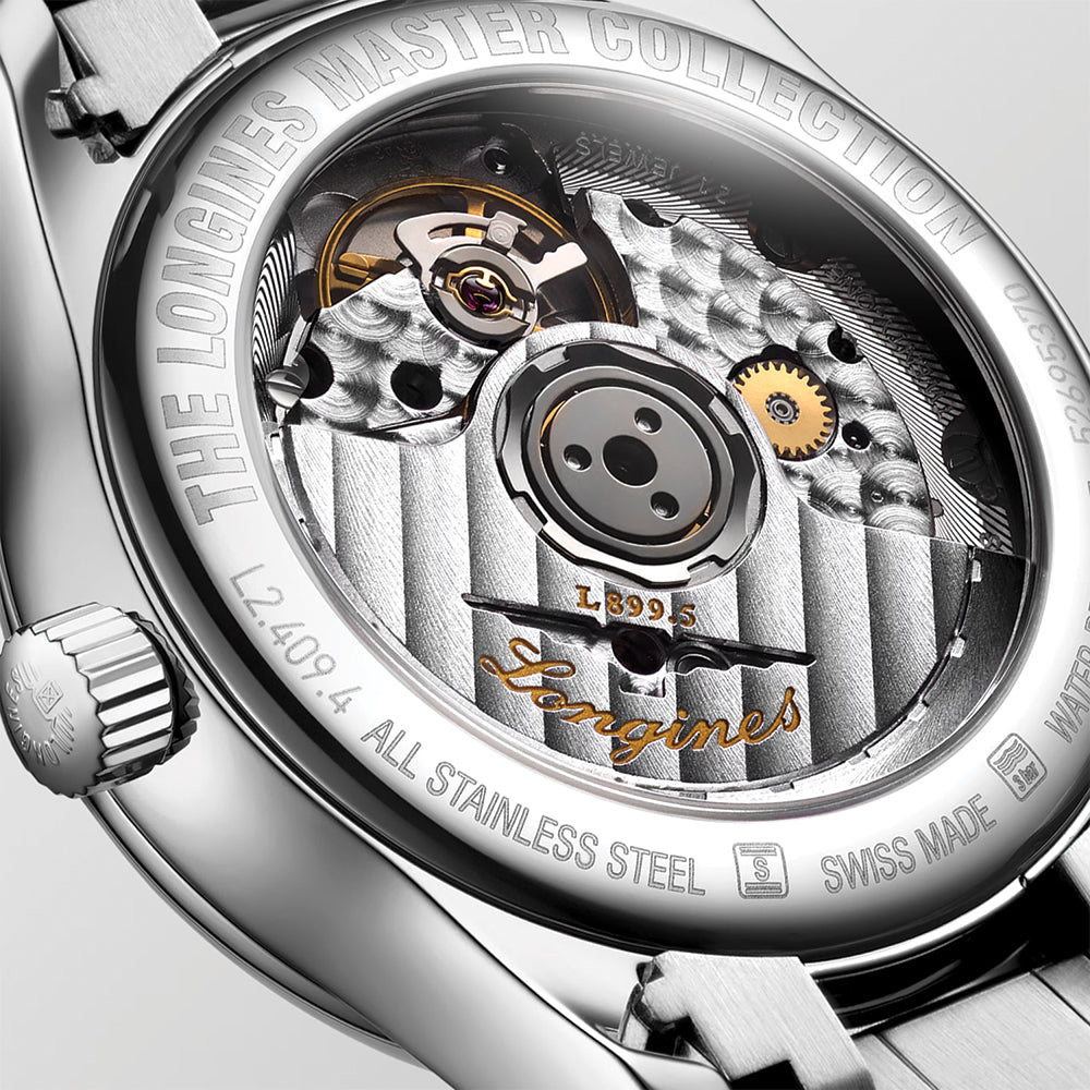 Master Collection Moonphase 34mm - White on Bracelet