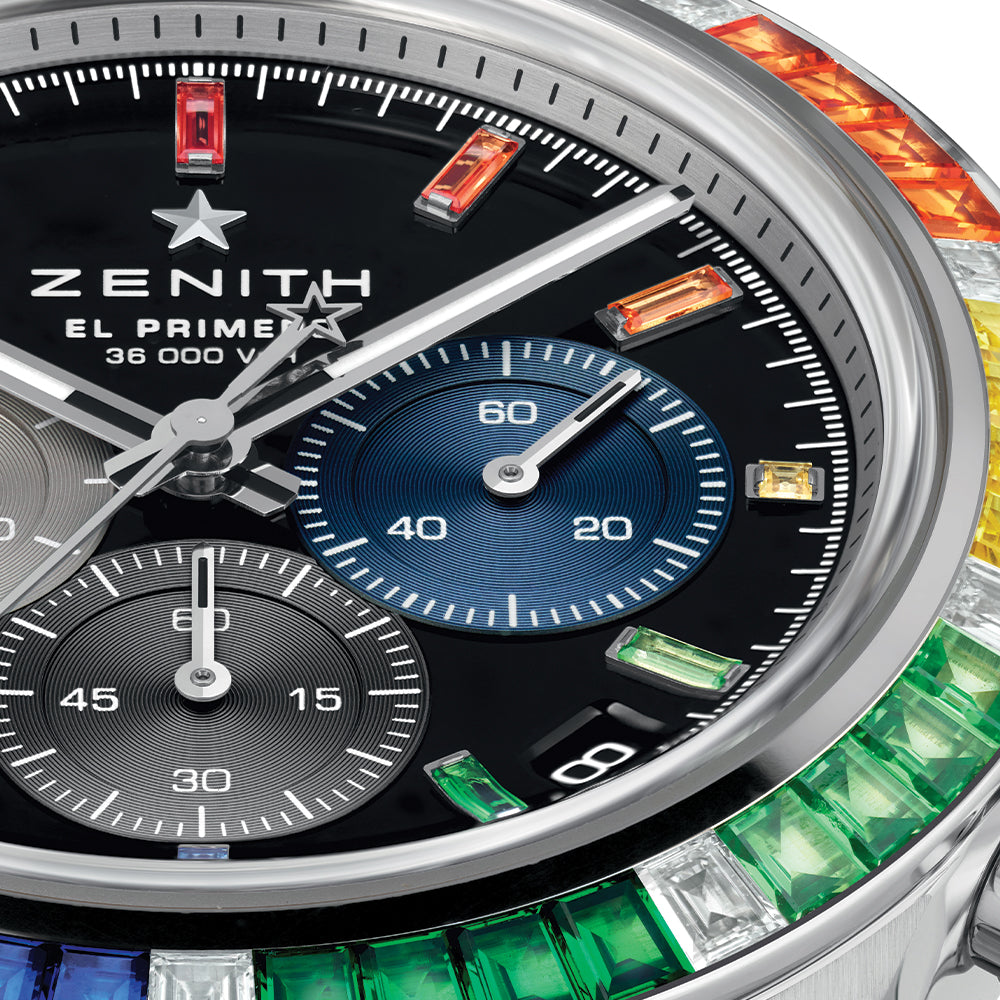 Chronomaster Sport Rainbow 41mm - Black on Bracelet