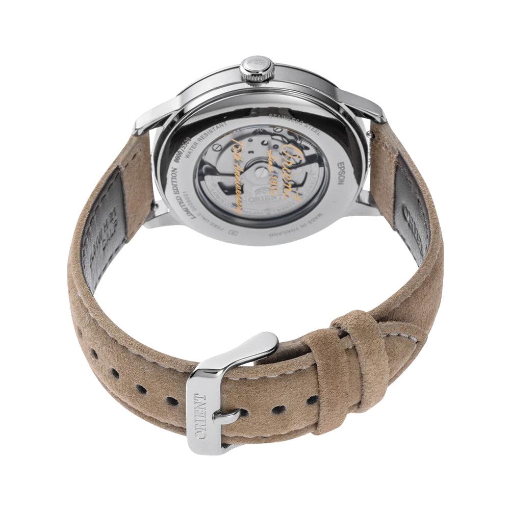 Limited Edition Bambino Version 9 41.5mm - White on Leather Strap w/ Extra Strap