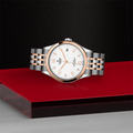 1926 Rose Gold Two-Tone 36mm - White, Diamond-Set on Bracelet