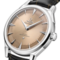 Constellation Observatory Platinum Gold 39.4mm - Yellow on Leather Strap