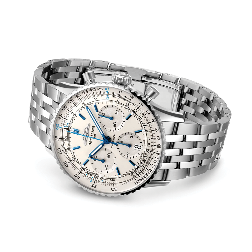 Navitimer B01 Chronograph 41mm - Silver on Bracelet