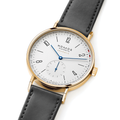 Tangente Neomatik Update Gold 38.5mm - White on Leather Strap