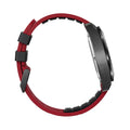 Swiss Army Chrono Quartz 42mm - Black on Black and Red Rubber Strap