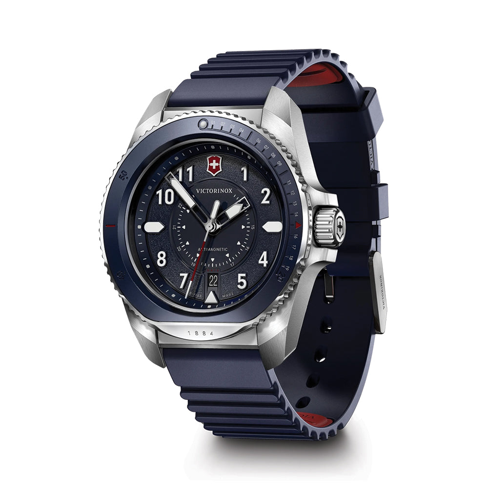 Journey 1884 Quartz 43mm - Blue on Rubber Strap