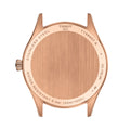 Classic Dream Rose Gold PVD 40mm - Silver on Leather Strap