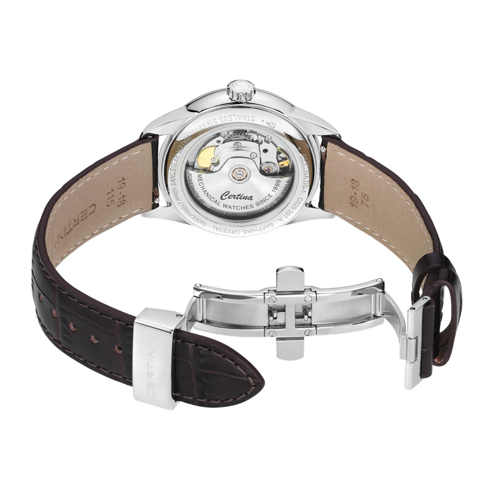 DS-1 Automatic 38mm - Green on Leather Strap