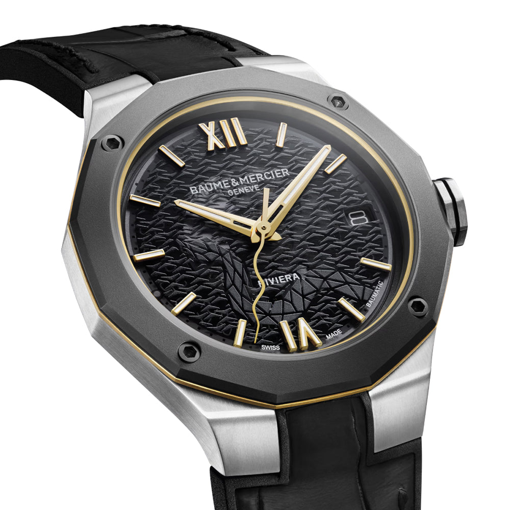 Riviera 10785 Year of the Snake Limited Edition Automatic 39mm - Black on Leather Strap